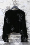 MUTEDANCE velvet bell cuffs shirt MD24SS37 PM164